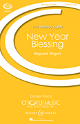 New Year Blessing SATB choral sheet music cover